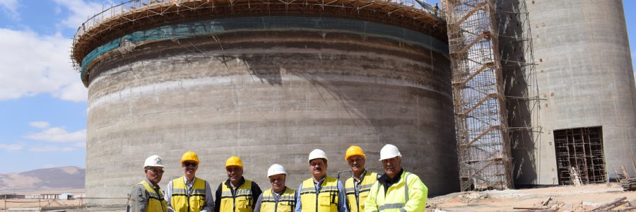 شركة الإنماء والبناء تنتهي من تنفيذ عمل الانزلاق في سيلو الكلنكر